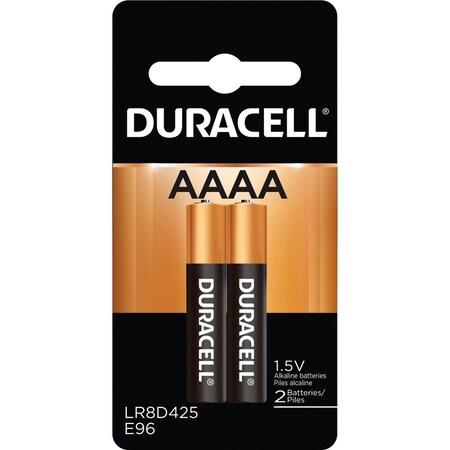 Duracell BATTERY, ULTRA, AAAA, 2PK DURMX2500B2CT